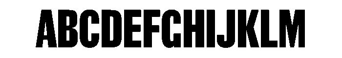 Thorowgood Grotesque Medium Font UPPERCASE
