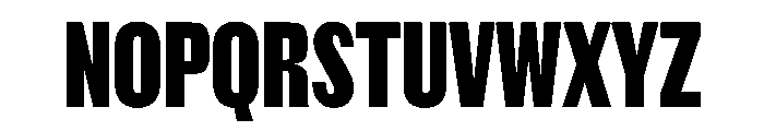 Thorowgood Grotesque Medium Font UPPERCASE