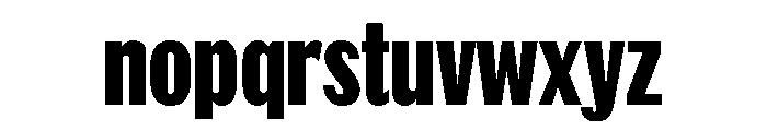 Thorowgood Grotesque Medium Font LOWERCASE