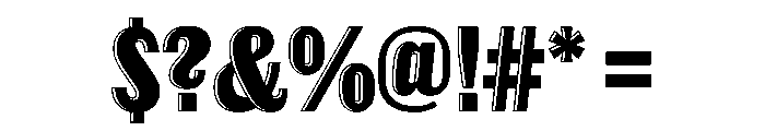 Thorowgood Grotesque Open Regular Font OTHER CHARS