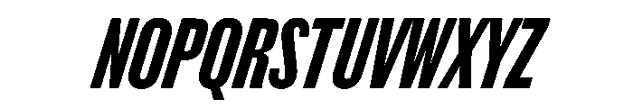 Thorowgood Grotesque Regular Italic Font UPPERCASE