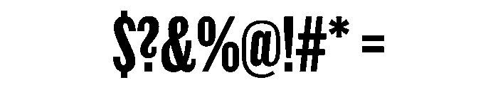 Thorowgood Grotesque Regular Font OTHER CHARS