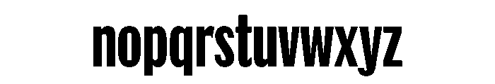 Thorowgood Grotesque Regular Font LOWERCASE