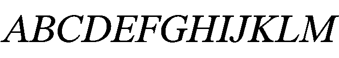 ThunderCaption BookItalic Font UPPERCASE