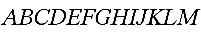 ThunderCaption RegularItalic Font UPPERCASE