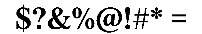 ThunderCaption SemiBold Font OTHER CHARS