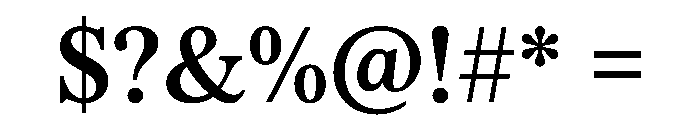 ThunderCollection CaptionMedium Instance Font OTHER CHARS