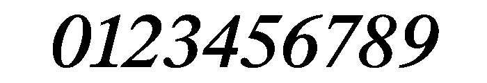 ThunderCollection CaptionMediumItalic Instance Font OTHER CHARS