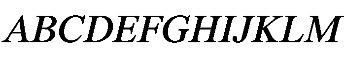 ThunderCollection CaptionMediumItalic Instance Font UPPERCASE