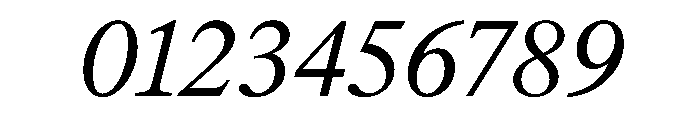 ThunderCollection CaptionRegularItalic Instance Font OTHER CHARS