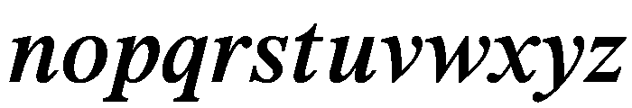 ThunderCollection CaptionSemiBoldItalic Instance Font LOWERCASE