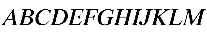 ThunderCollection DisplayMediumItalic Instance Font UPPERCASE