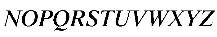 ThunderCollection DisplayMediumItalic Instance Font UPPERCASE