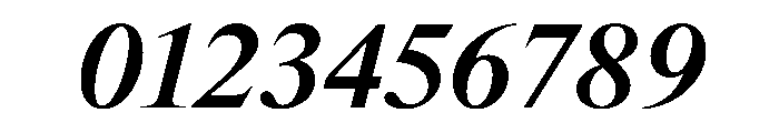 ThunderCollection DisplaySemiBoldItalic Instance Font OTHER CHARS