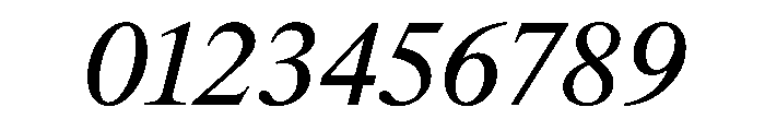 ThunderCollection TextBookItalic Instance Font OTHER CHARS