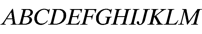 ThunderCollection TextBookItalic Instance Font UPPERCASE