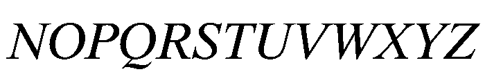 ThunderCollection TextBookItalic Instance Font UPPERCASE