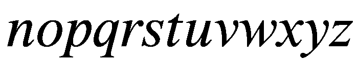 ThunderCollection TextBookItalic Instance Font LOWERCASE