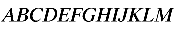 ThunderCollection TextMediumItalic Instance Font UPPERCASE