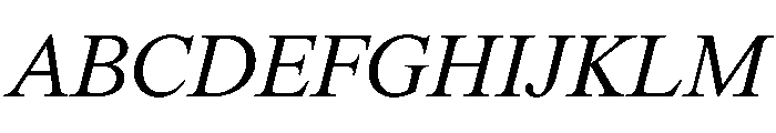 ThunderCollection TextRegularItalic Instance Font UPPERCASE