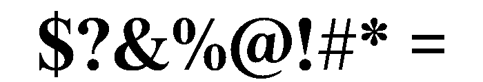 ThunderCollection TextSemiBold Instance Font OTHER CHARS