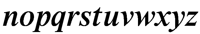 ThunderCollection TextSemiBoldItalic Instance Font LOWERCASE