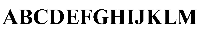 ThunderDisplay Bold Font UPPERCASE