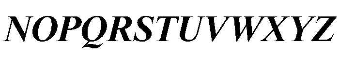ThunderDisplay BoldItalic Font UPPERCASE