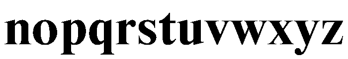 ThunderDisplay Bold Font LOWERCASE
