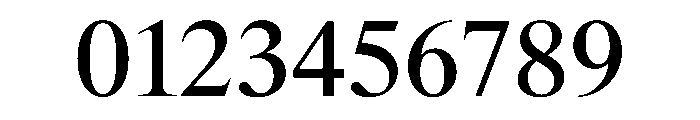 ThunderDisplay Book Font OTHER CHARS