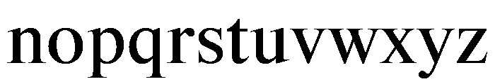 ThunderDisplay Book Font LOWERCASE
