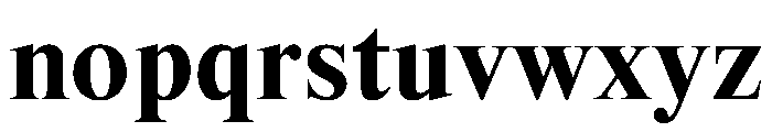 ThunderDisplay DisplayBold Instance Font LOWERCASE
