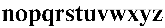 ThunderDisplay DisplaySemiBold Instance Font LOWERCASE