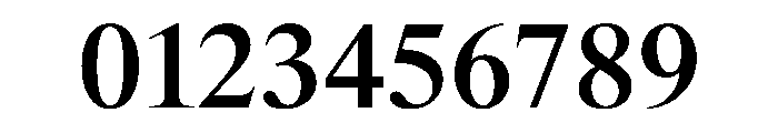 ThunderDisplay Medium Font OTHER CHARS