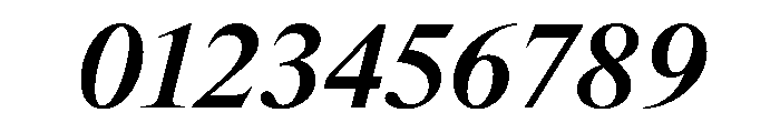 ThunderDisplay SemiBoldItalic Font OTHER CHARS