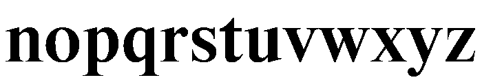 ThunderDisplay SemiBold Font LOWERCASE