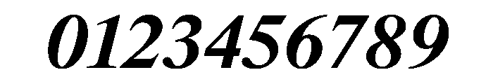 ThunderText BoldItalic Font OTHER CHARS