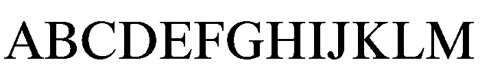 ThunderText Book Font UPPERCASE