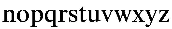 ThunderText Book Font LOWERCASE
