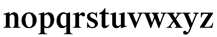 ThunderText Medium Font LOWERCASE
