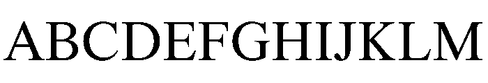 ThunderText Regular Font UPPERCASE