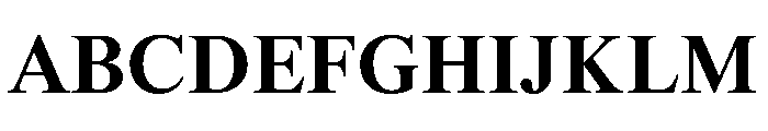 ThunderText SemiBold Font UPPERCASE