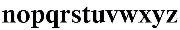 ThunderText SemiBold Font LOWERCASE