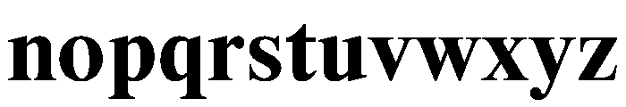 ThunderText TextBold Instance Font LOWERCASE