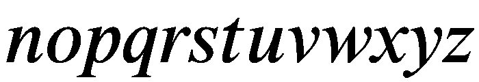 ThunderText TextMediumItalic Instance Font LOWERCASE