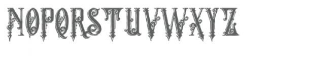 The Crow Shadow Grunge Font UPPERCASE