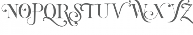 The Luiston Font UPPERCASE