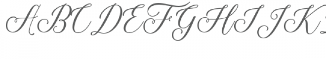 The Thuressia Font UPPERCASE