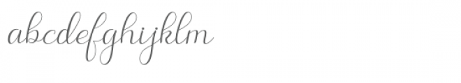 TheRusticScript Font LOWERCASE