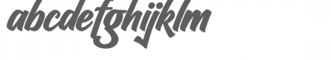 Think Action Font LOWERCASE